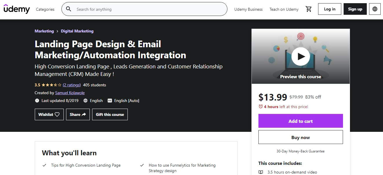 Landing Page Design & Email Marketing / Automation Integration ...