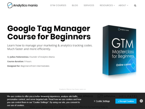 Google Tag Manager Fundamentals Course