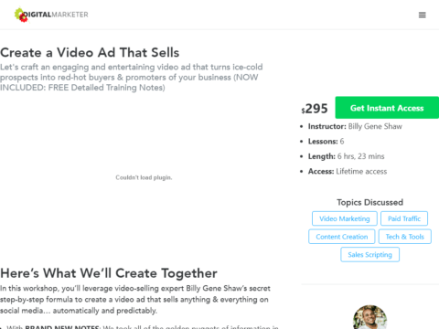 Create a Video Ad That Sells
