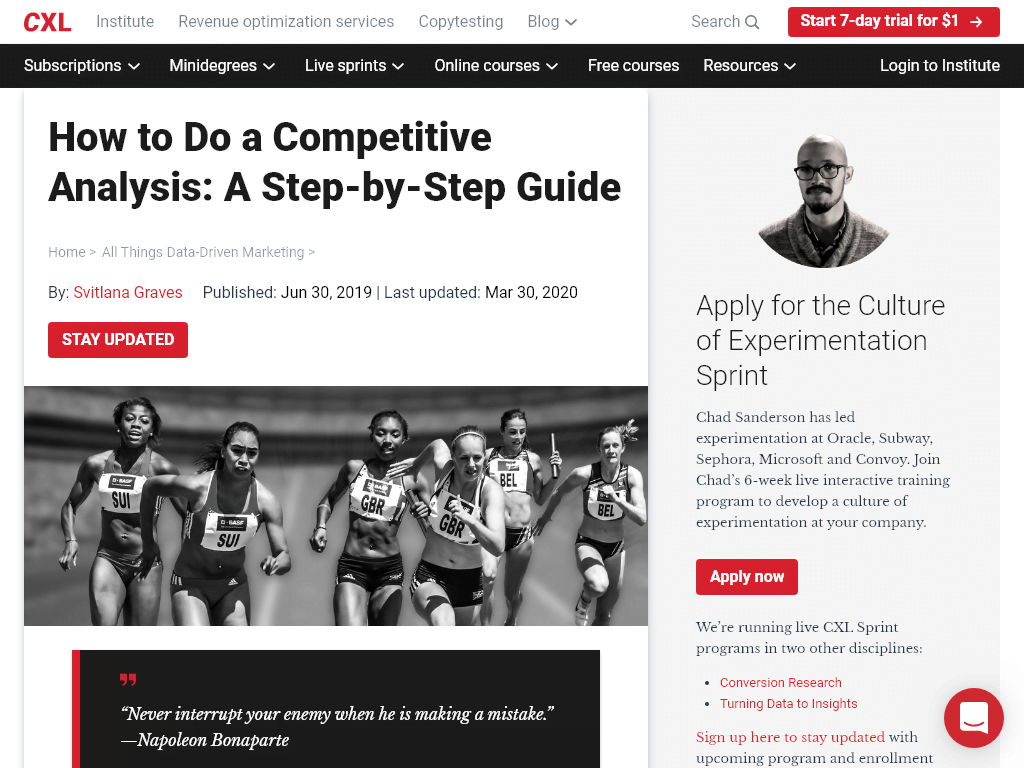 How To Do A Competitive Analysis: A Step-by-Step Guide - Digital ...