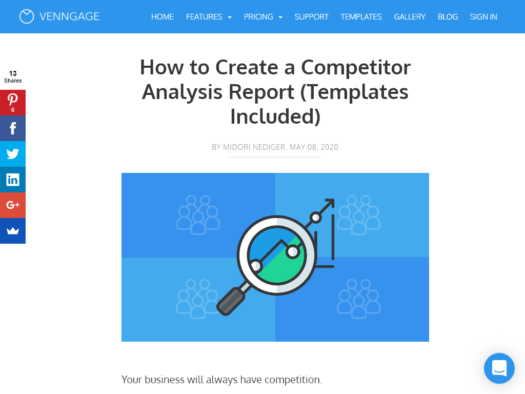 How to Create a Competitor Analysis Report (Templates Included