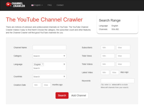 Channel Crawler