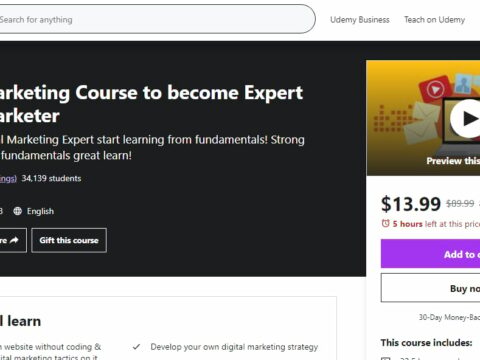 Digital Marketing Course to become Expert Digital Marketer