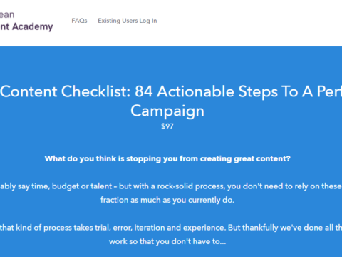 The Content Checklist: 84 Actionable Steps To A Perfect Campaign