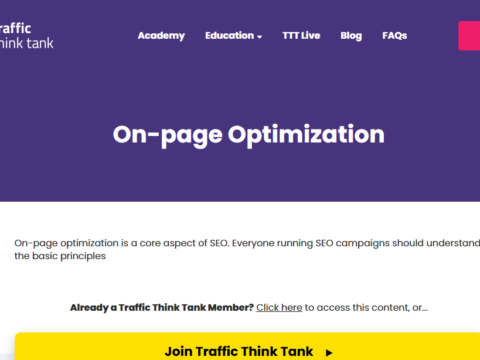 On-Page Optimization