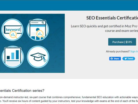 SEO Essentials Certificate (Series)