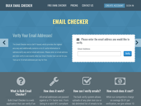 Bulk Email Checker