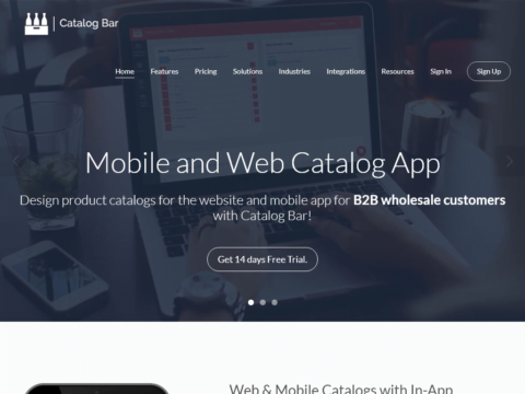 Catalog Bar