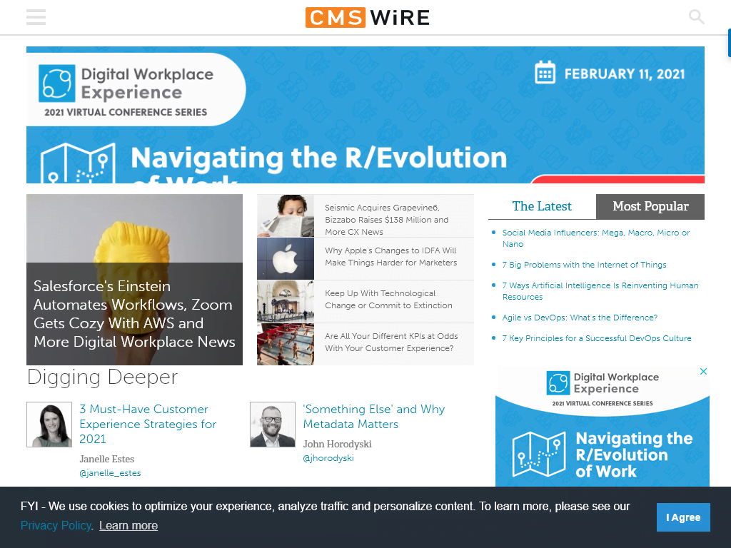 CMSWire - Digital Marketing Supermarket