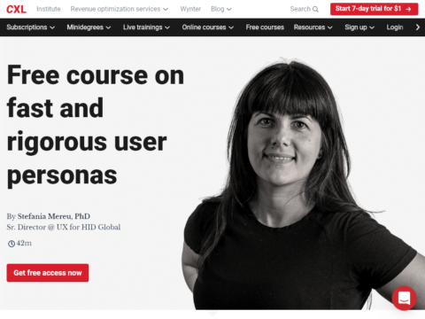 Course on fast and rigorous user personas