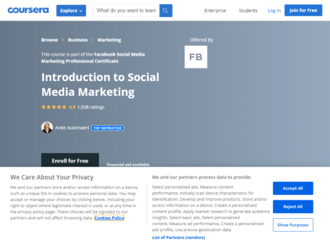 Introduction to Social Media Marketing