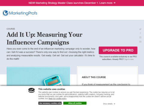 Add It Up:Measuring Your Influencer Campaigns