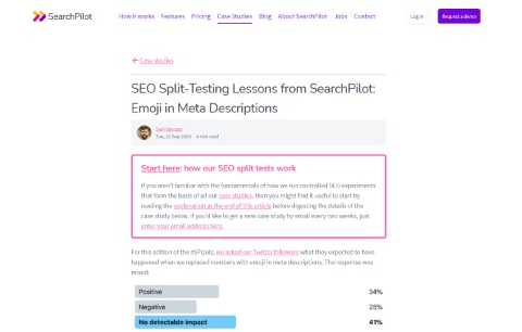 Emoji in Meta Descriptions SEO Split Testing Lessons from SearchPilot