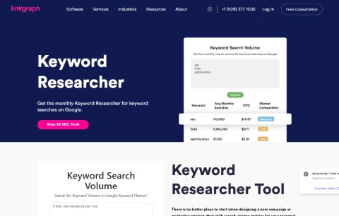 Linkgraph - Keyword Research Tool