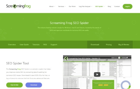 Screaming Frog SEO Spider