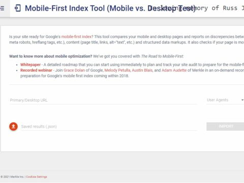 Mobile-First Index Tool