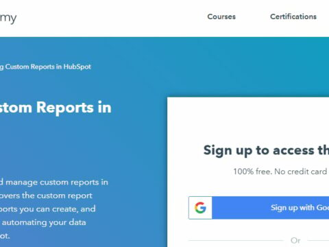 Building Custom Reports in HubSpot