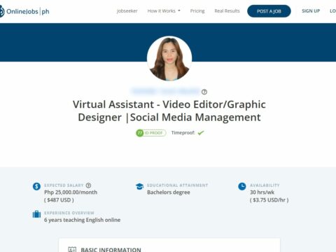 Virtual Assistant – Video Editor/Graphic Designer |Social Media Management
