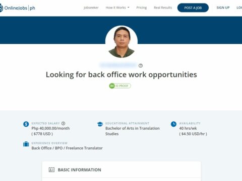 Looking for back office work opportunities