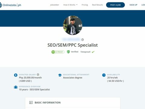SEO/SEM/PPC Specialist