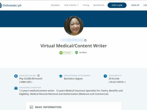 Virtual Medical/Content Writer