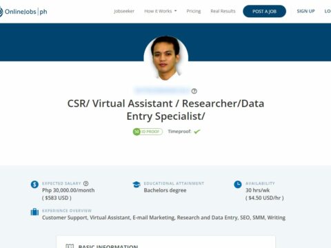 CSR/ Virtual Assistant / Researcher/Data Entry Specialist/