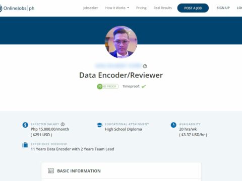 Data Encoder/Reviewer