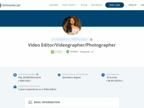 Video Editor/Videographer/Photographer