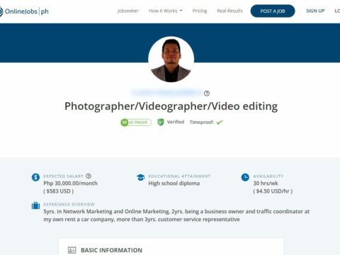 Photographer/Videographer/Video editing