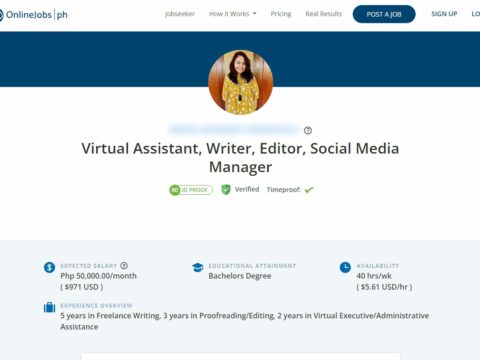 Virtual Assistant, Writer, Editor, Social Media Manager