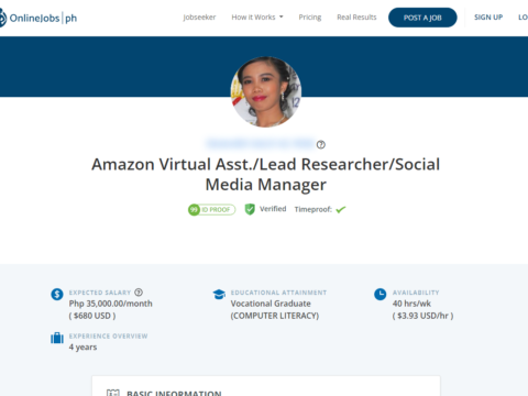 Amazon Virtual Asst./Lead Researcher/Social Media Manager
