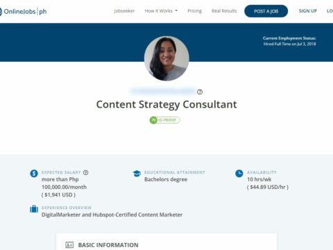 Content Strategy Consultant