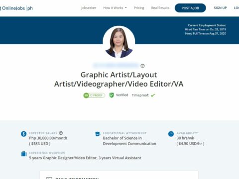 Graphic Artist/Layout Artist/Videographer/Video Editor/VA