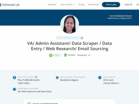 VA/ Admin Assistant/ Data Scraper / Data Entry / Web Research/ Email Sourcing