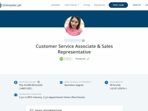 Customer Service Associate & Sales Representative