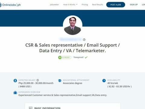 CSR & Sales representative / Email Support / Data Entry / VA / Telemarketer.