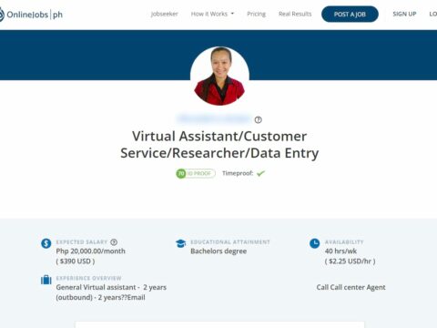 Virtual Assistant/Customer Service/Researcher/Data Entry