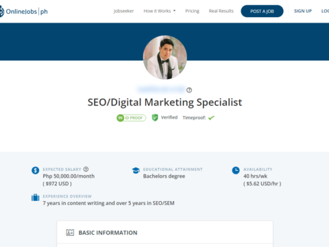 SEO/Digital Marketing Specialist
