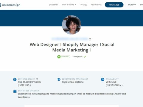 Web Designer I Shopify Manager I Social Media Marketing I