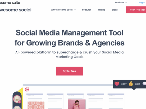 Awesome Social – AI-Powered Social Media Management Tool for Growing Brands & Agencies