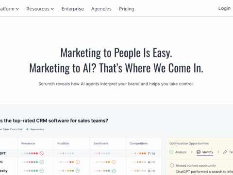 ScrunchAI: Enterprise AI Search Optimization & Brand Monitoring Platform