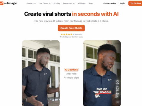 Submagic: The All-In-One AI Video Editor for Viral Shorts