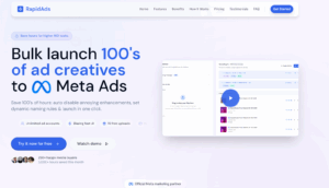 Rapid Ads – Bulk Upload & Launch Meta Ads 10x Faster