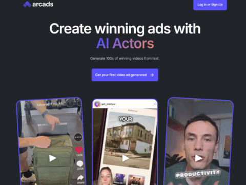 Arcads AI Video Ads Generator — Realistic UGC Ads at Scale