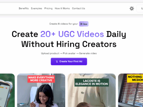 LINAH – Create 20+ UGC Videos Daily Without Hiring Creators