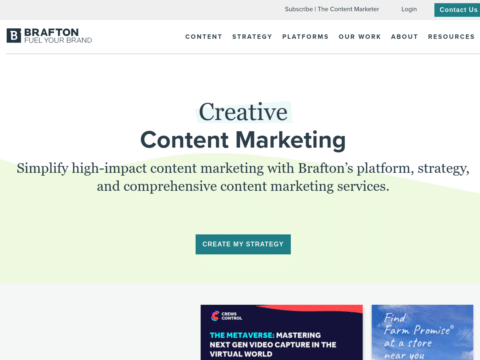 Brafton website