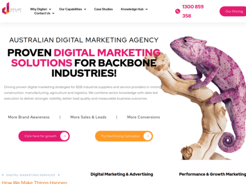 Digilari Media website