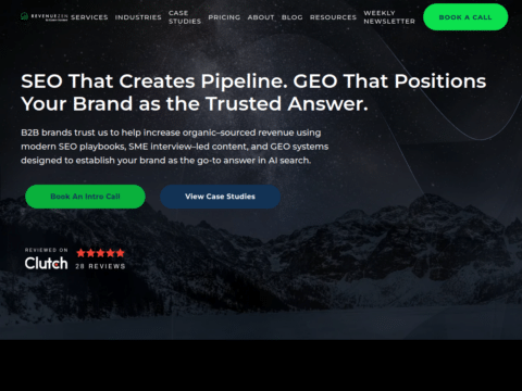 RevenueZen website