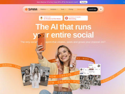 Spira AI – AI Influencer Agents That Create and Post Social Content