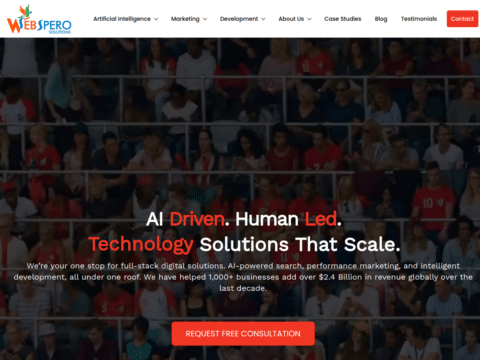WebSpero Solutions website